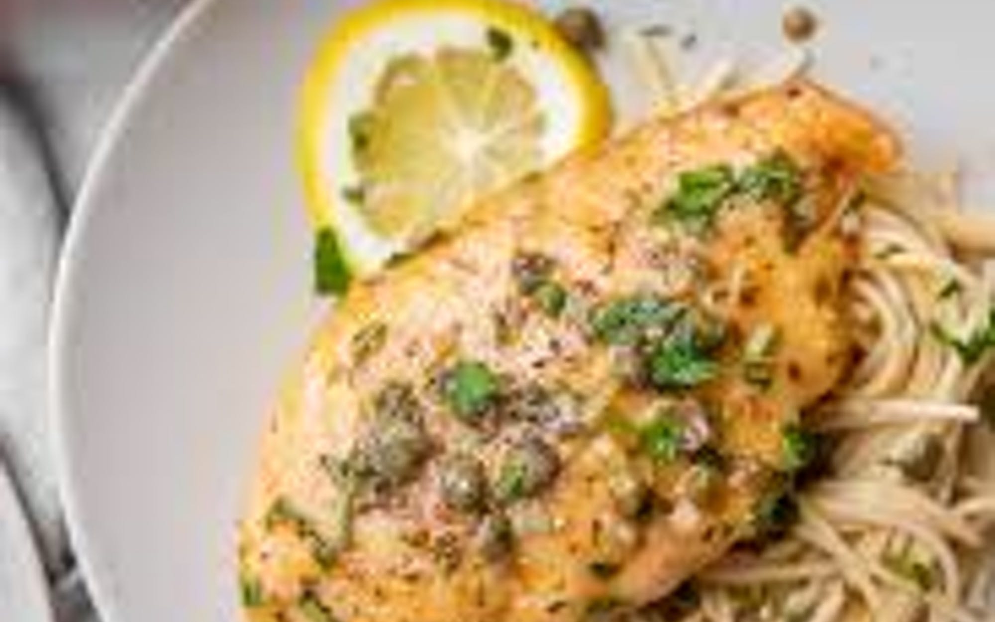 Order Chicken Piccata - Entree food online from Pino's Pizzeria store, Easton on bringmethat.com