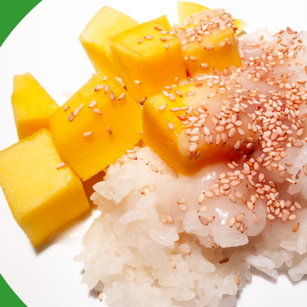 Order Mango with Sweet Sticky Rice food online from Thai Spice store, West Roxbury on bringmethat.com