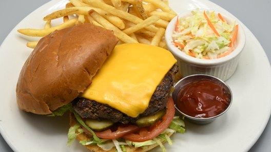 Order Market Cheeseburger food online from Mitchell's Fish Market store, Louisville on bringmethat.com