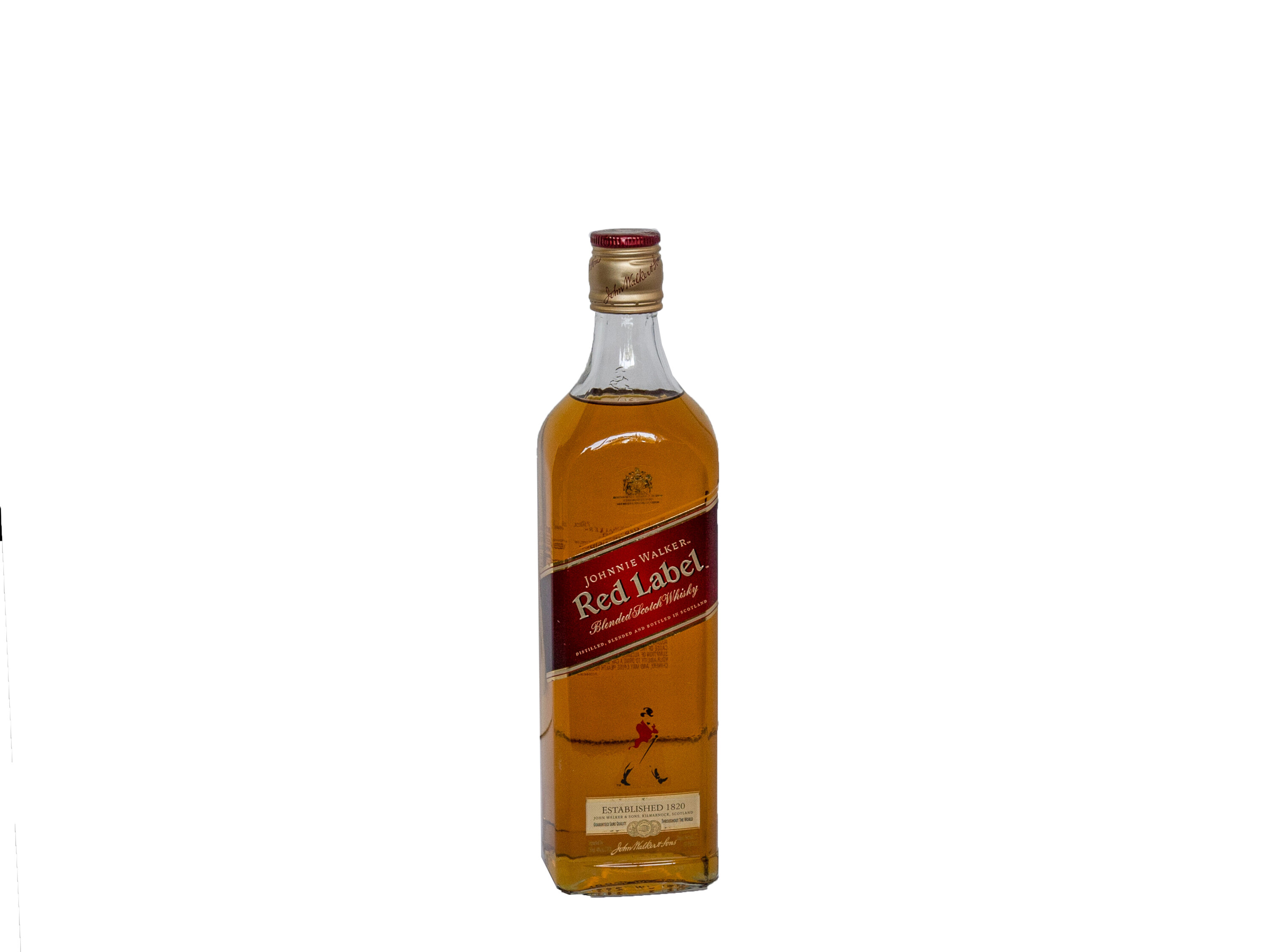 Order Johnnie Walker Red Label, 750mL Whiskey food online from Sandpiper Liquors store, Summerland on bringmethat.com