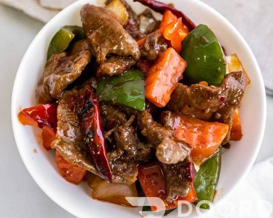 Order **Szechuan Beef food online from China Cook store, Fontana on bringmethat.com