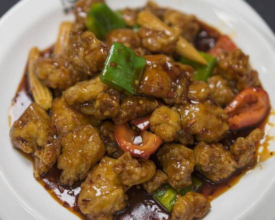 Order 609. Governor's Chicken food online from Lao Sze Chuan store, Chicago on bringmethat.com