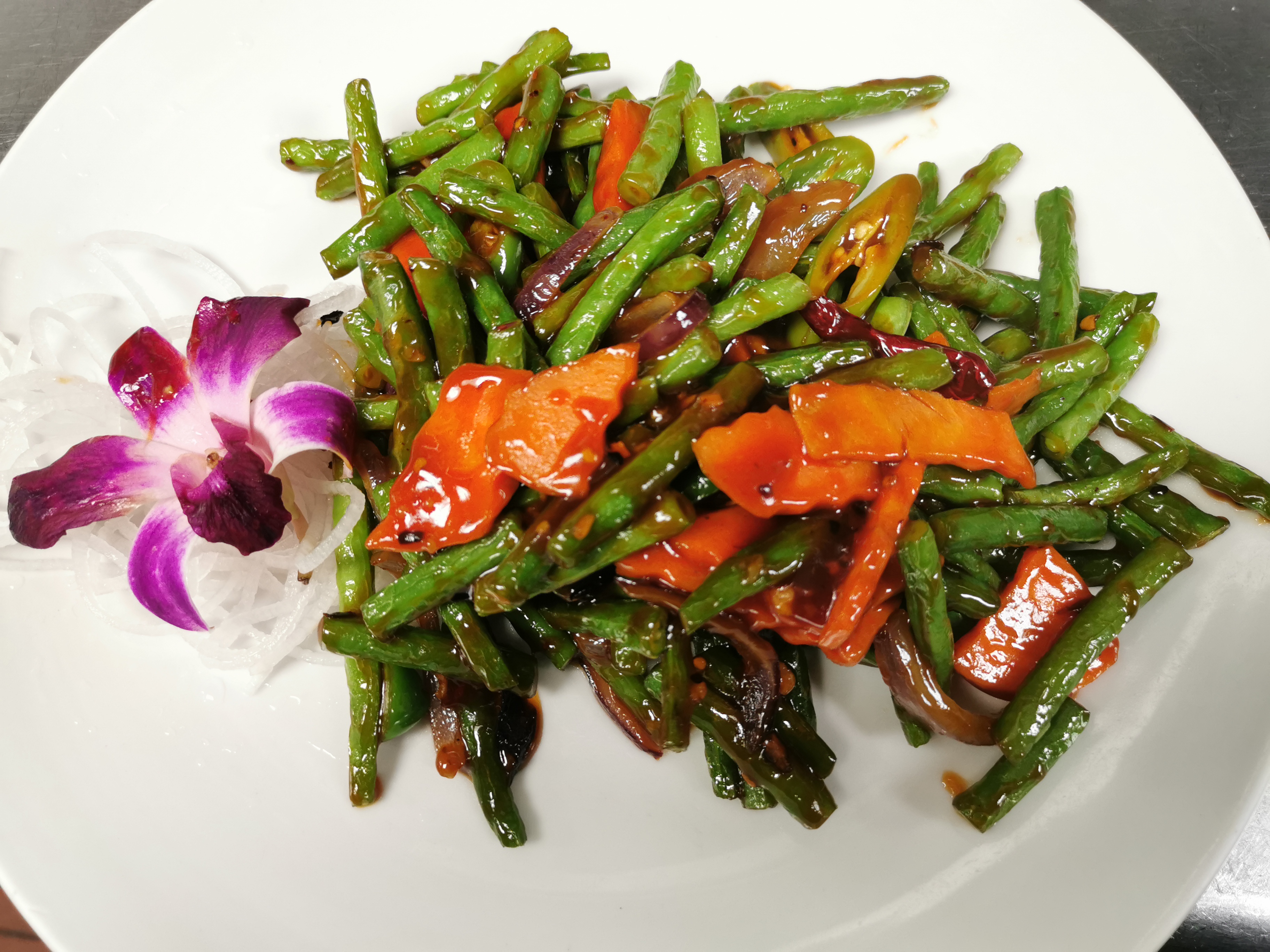 Order Szechuan String Beans food online from May Island store, Alexandria on bringmethat.com
