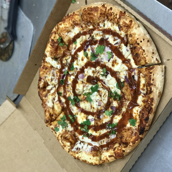 Order BBQ Chicken Pizza food online from Dalia's Pizza store, Upland on bringmethat.com