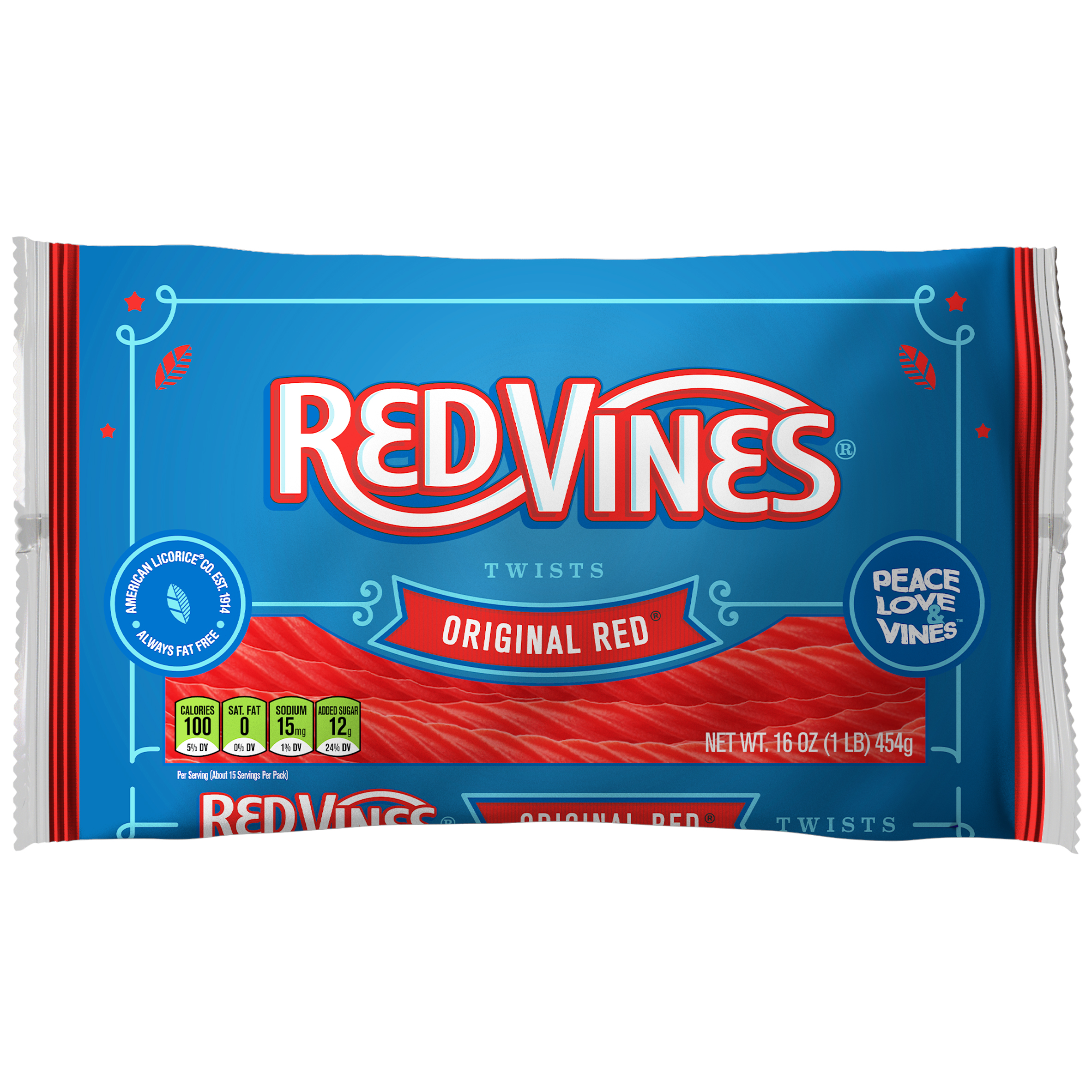 Order Red Vines Twists Red Licorice Candy - Original, 16 oz food online from Rite Aid store, Cathedral City on bringmethat.com