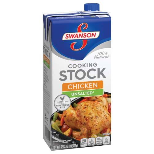 Order Swanson · Unsalted Chicken Cooking Stock (32 oz) food online from Winn-Dixie store, Anniston on bringmethat.com