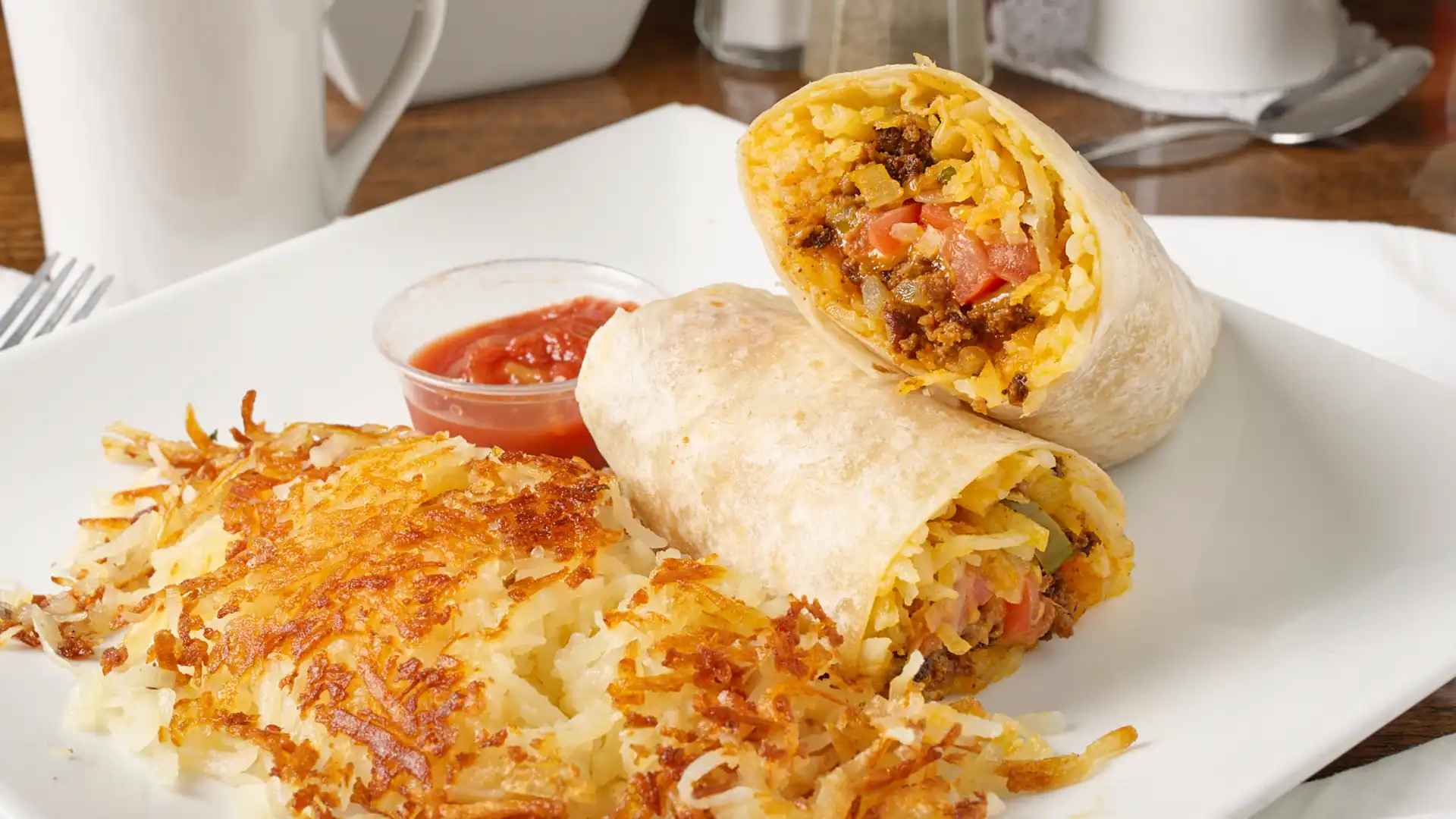 Order Breakfast Wrap food online from Eggbeater Cafe store, Lyons on bringmethat.com