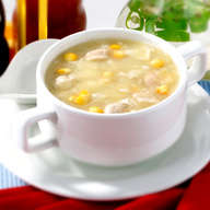 Order Chicken Corn Soup  food online from House of Hunan store, Chicago on bringmethat.com