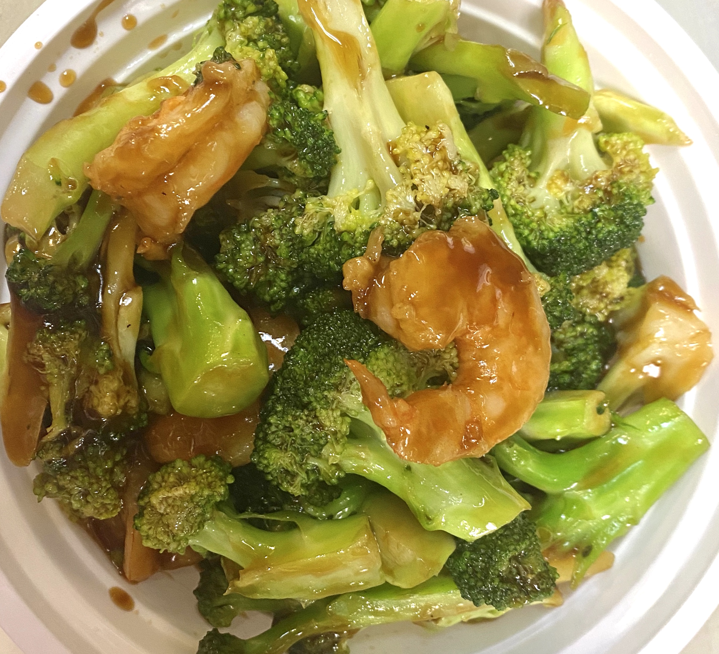 Order S10. Shrimp with Broccoli food online from Meteor Buffet store, Huntsville on bringmethat.com