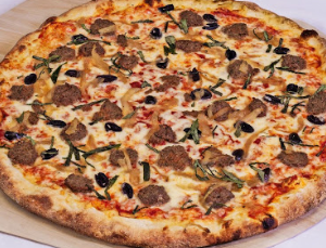 Order Cauliflower Crust 10" Lucky 7 Pizza food online from Mazzio Italian Eatery store, Norman on bringmethat.com