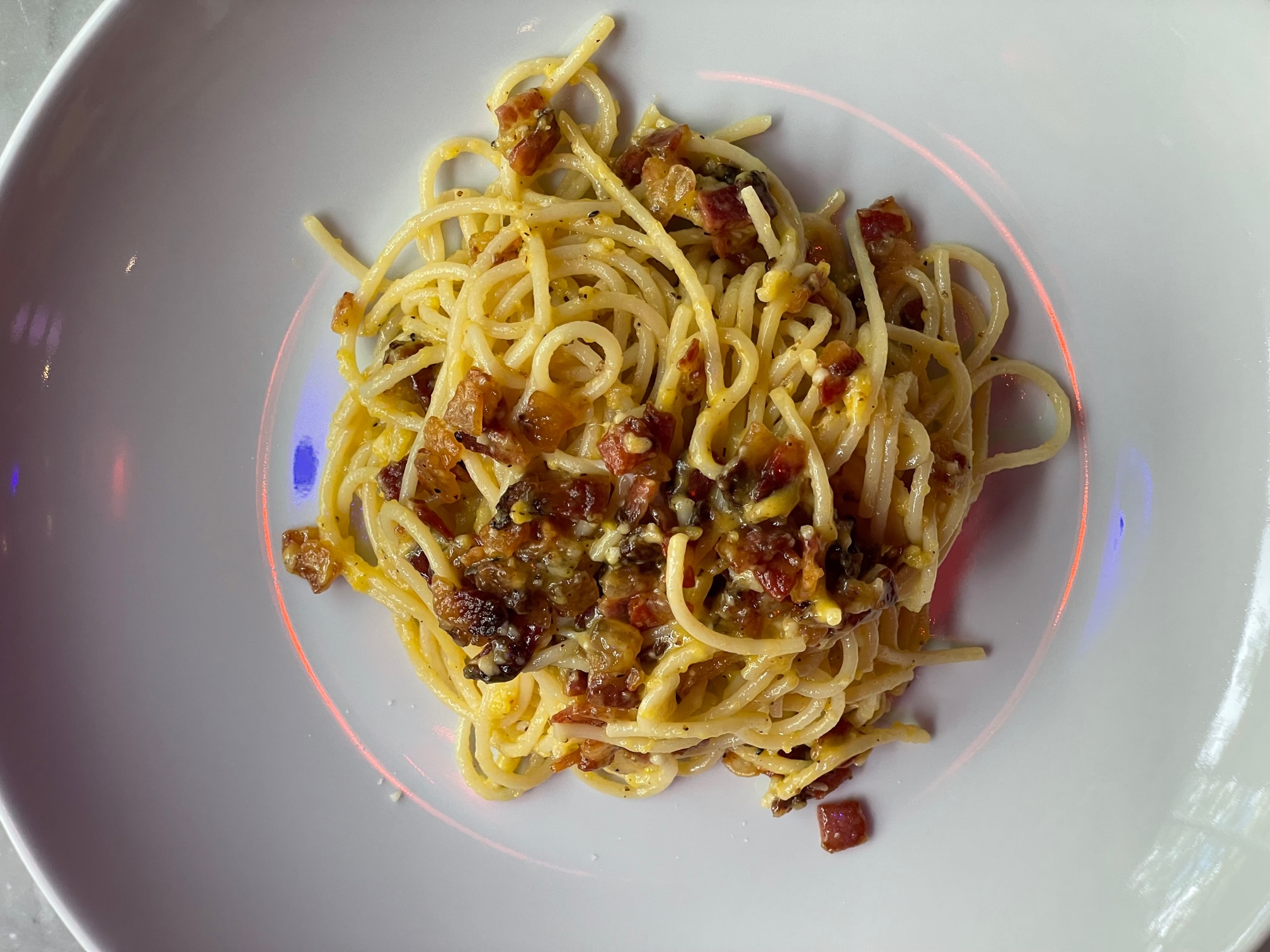 Order Spaghetti alla Carbonara food online from Piola store, Houston on bringmethat.com