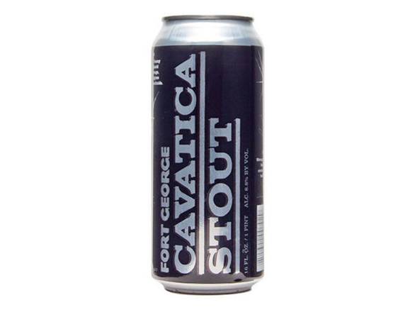 Order Fort George Cavatica Stout - 4x 16oz Cans food online from Michaelis Wine & Spirits store, San Francisco on bringmethat.com