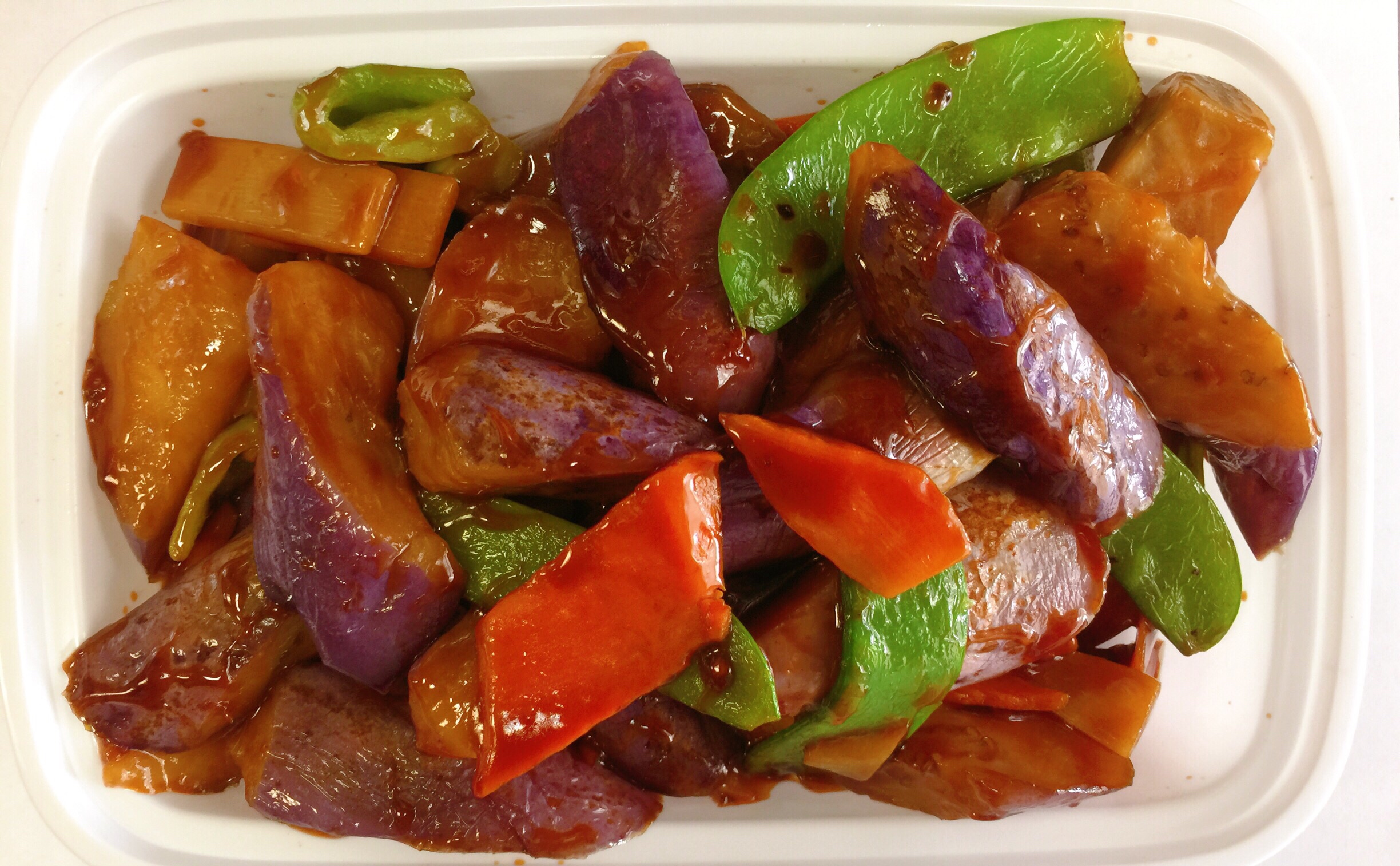 Order 50. Eggplant with Garlic Sauce food online from Great Wall store, Gilbertsville on bringmethat.com