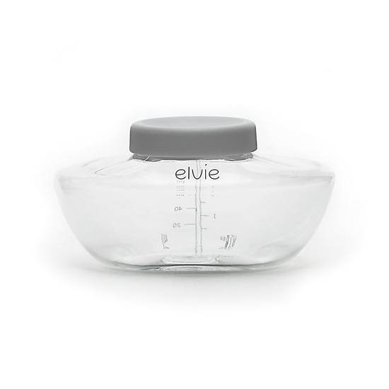 Order Elvie® 3-Pack 5 oz. Breast Pump Bottles in Clear/Grey food online from Bed Bath &Amp; Beyond store, Keene on bringmethat.com