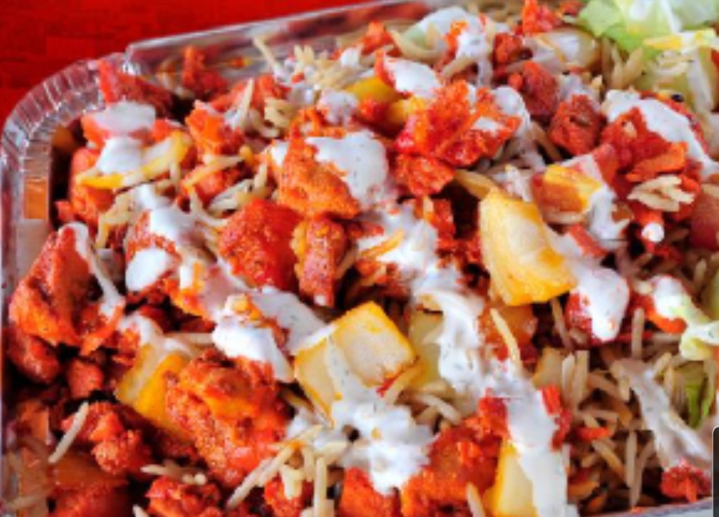 Order Halal Chicken Over Rice With Side Salad food online from The Greek Express store, West Chester on bringmethat.com