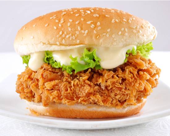 Order Regular Chicken Sandwich food online from Finish Line Burgers store, Dallas on bringmethat.com