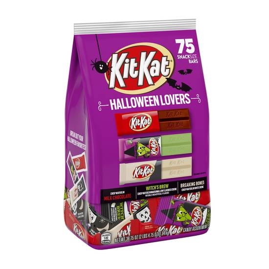 Order KIT KAT Halloween Lovers Assorted Milk Chocolate & Creme Snack Size Wafer Candy Bars, 75 CT food online from Cvs store, HOBART on bringmethat.com