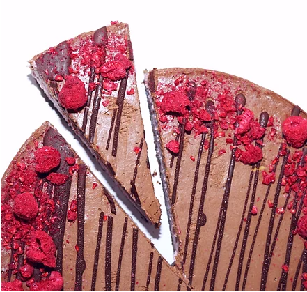 Order Vegan/GF Raspberry Chocolate Cake Slice food online from Caffe Bene store, Jackson Heights on bringmethat.com