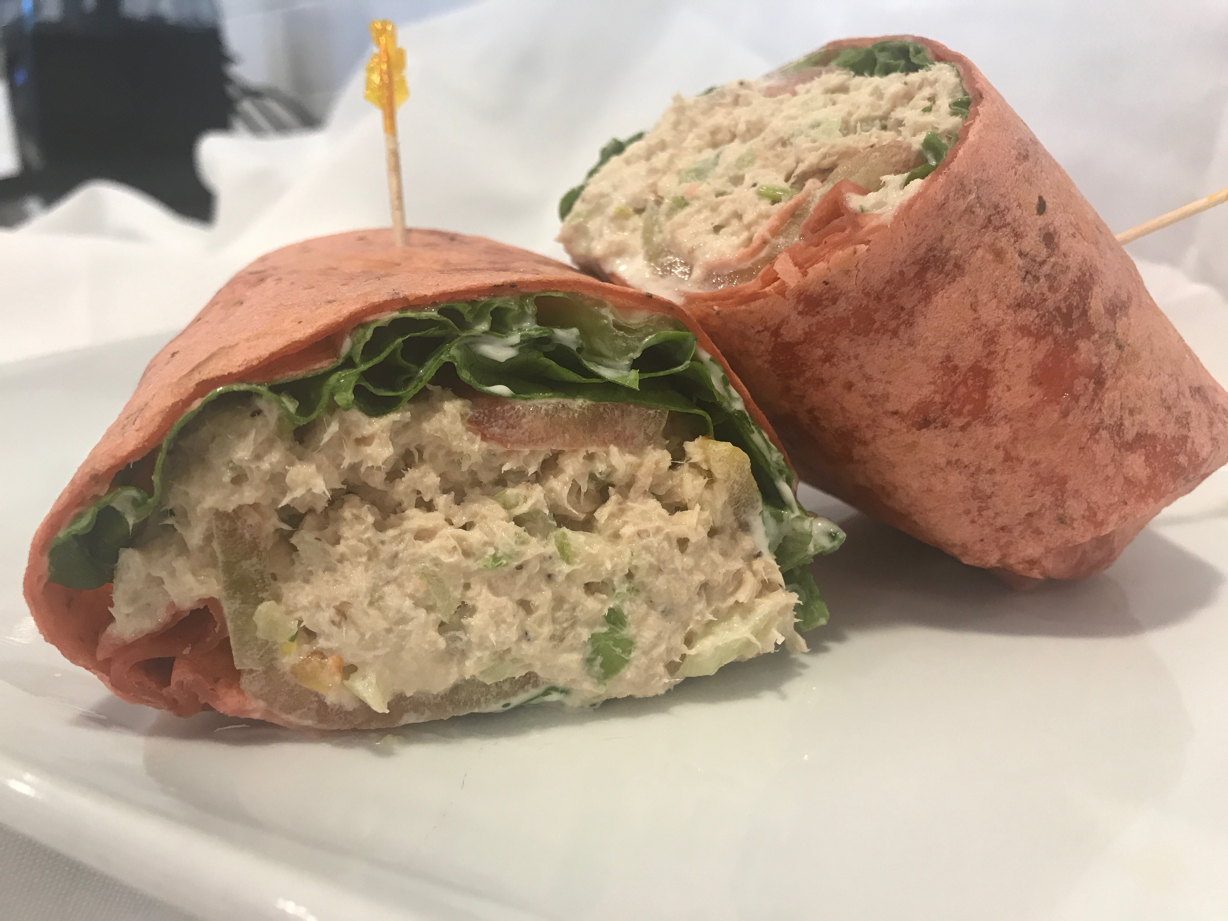 Order Tuna Salad Wrap food online from Why Cook? store, Alameda on bringmethat.com