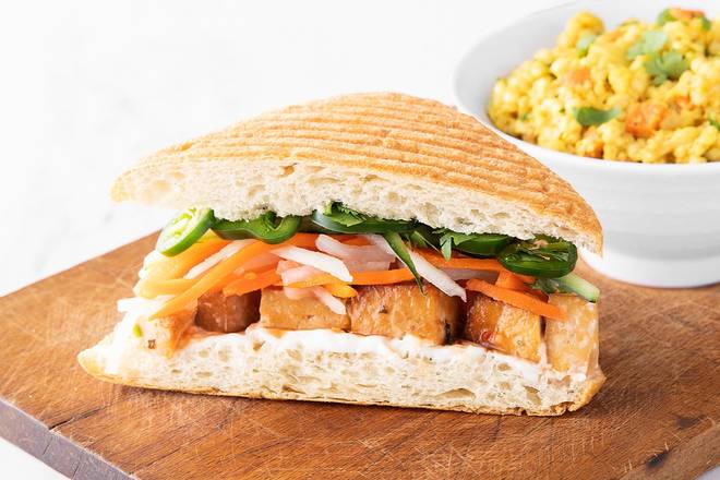 Order 1/2 Vegan Banh Mi food online from Mendocino Farms store, Campbell on bringmethat.com