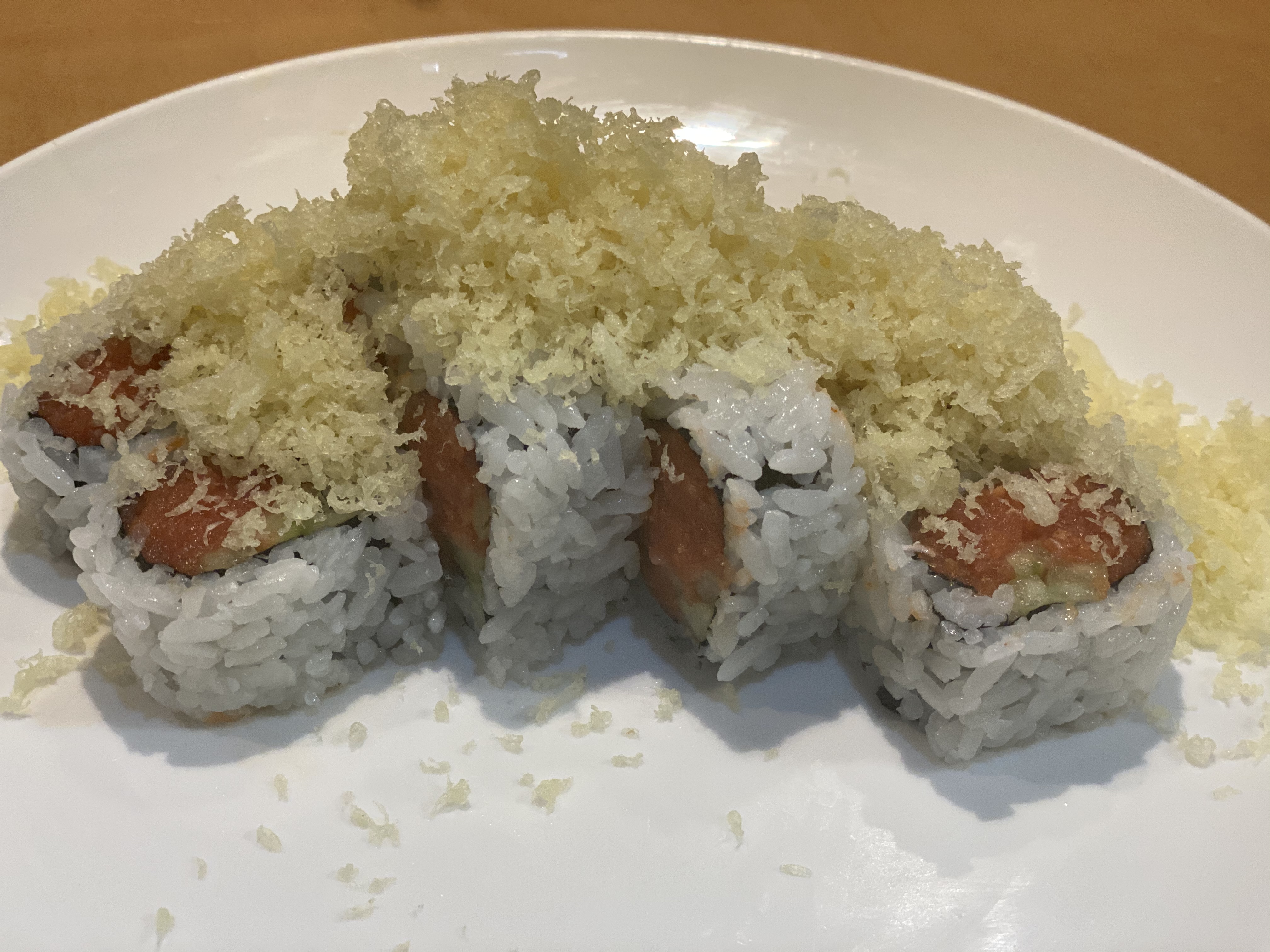 Order Crunch spicy tuna roll food online from Kiku Sushi store, Los Angeles on bringmethat.com