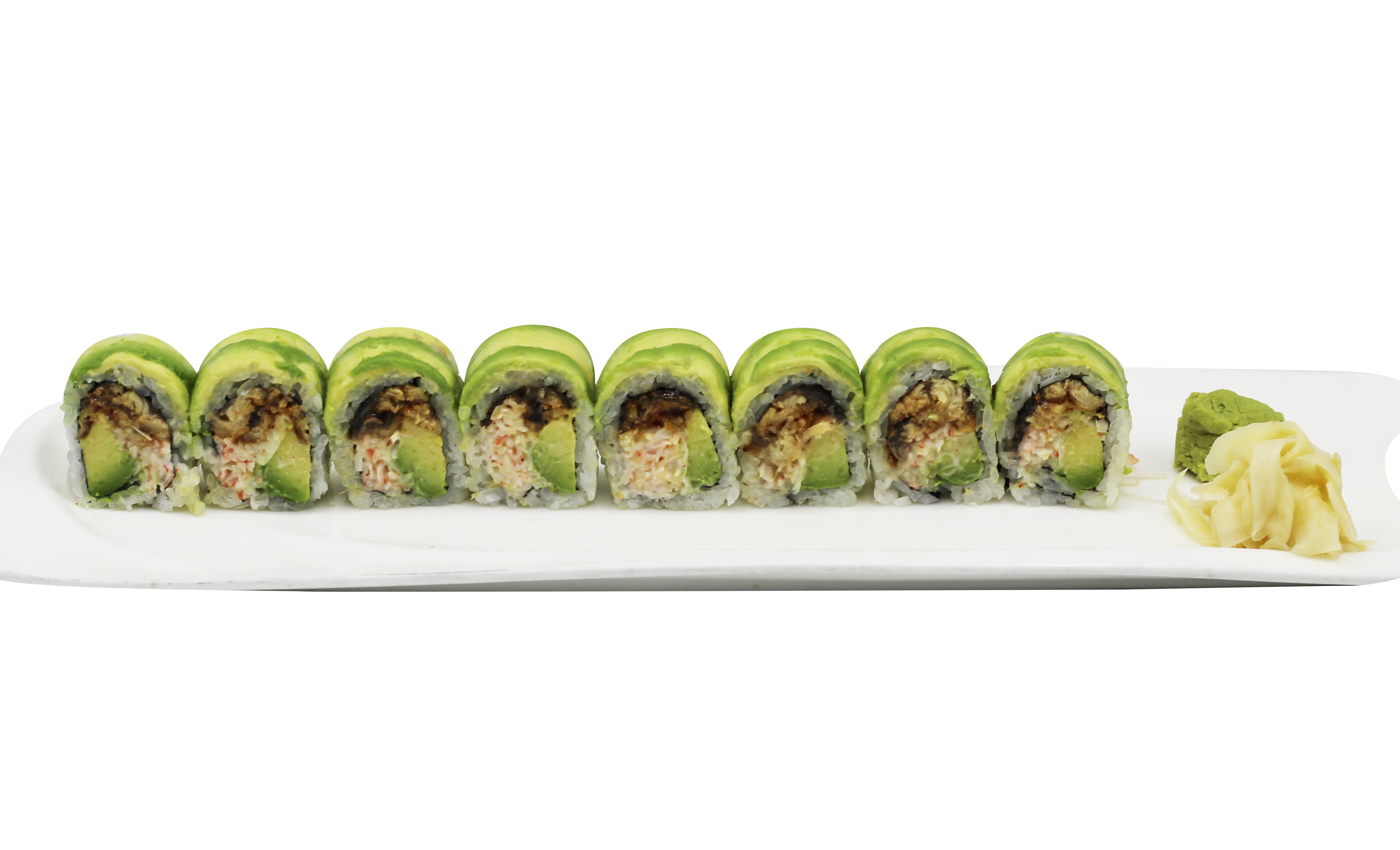 Order Caterpilla Roll (8 pc.) food online from Chin-Chin Cafe store, Ashburn on bringmethat.com