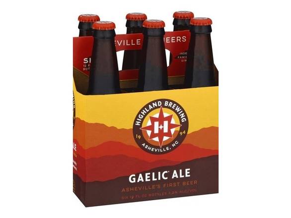 Order Highland Gaelic Ale - 6x 12oz Bottles food online from Eagle Liquor & Wine store, Chattanooga on bringmethat.com