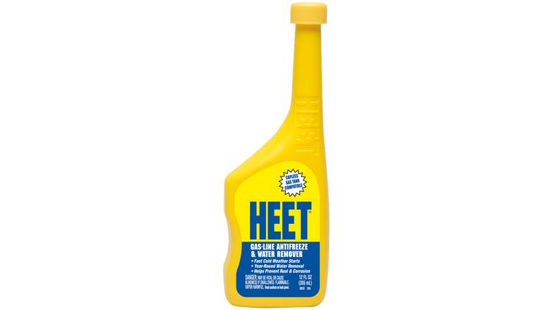 Order Heet 28201 Gas Line Anti Freeze And Water Remover food online from Trumbull Mobil store, Trumbull on bringmethat.com