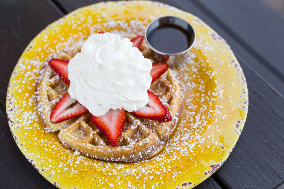 Order Classic Belgian Waffle food online from Yellow Vase store, Costa Mesa on bringmethat.com