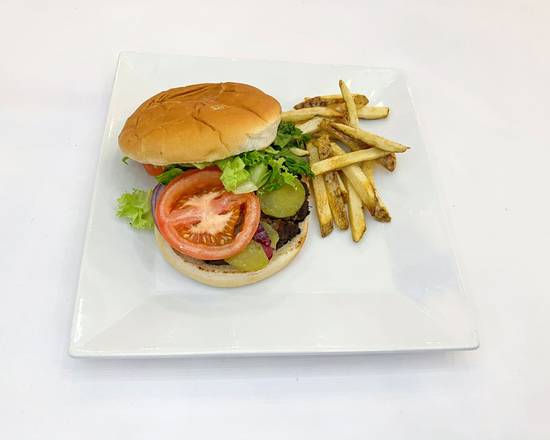 Order Hamburger food online from Gather Bar and Grill store, Fort Worth on bringmethat.com