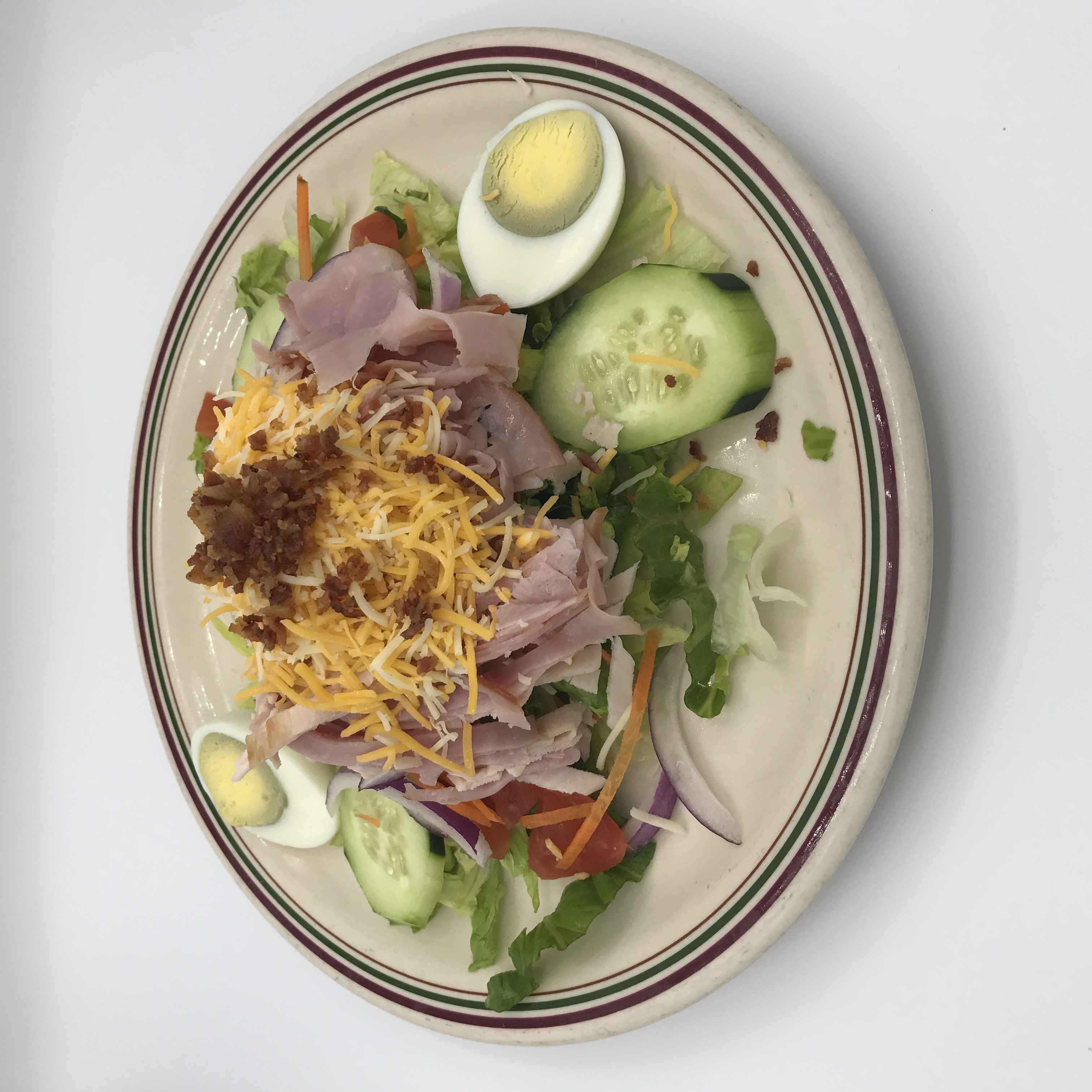 Order Chef's Salad food online from Choice Cafe store, Oklahoma City on bringmethat.com