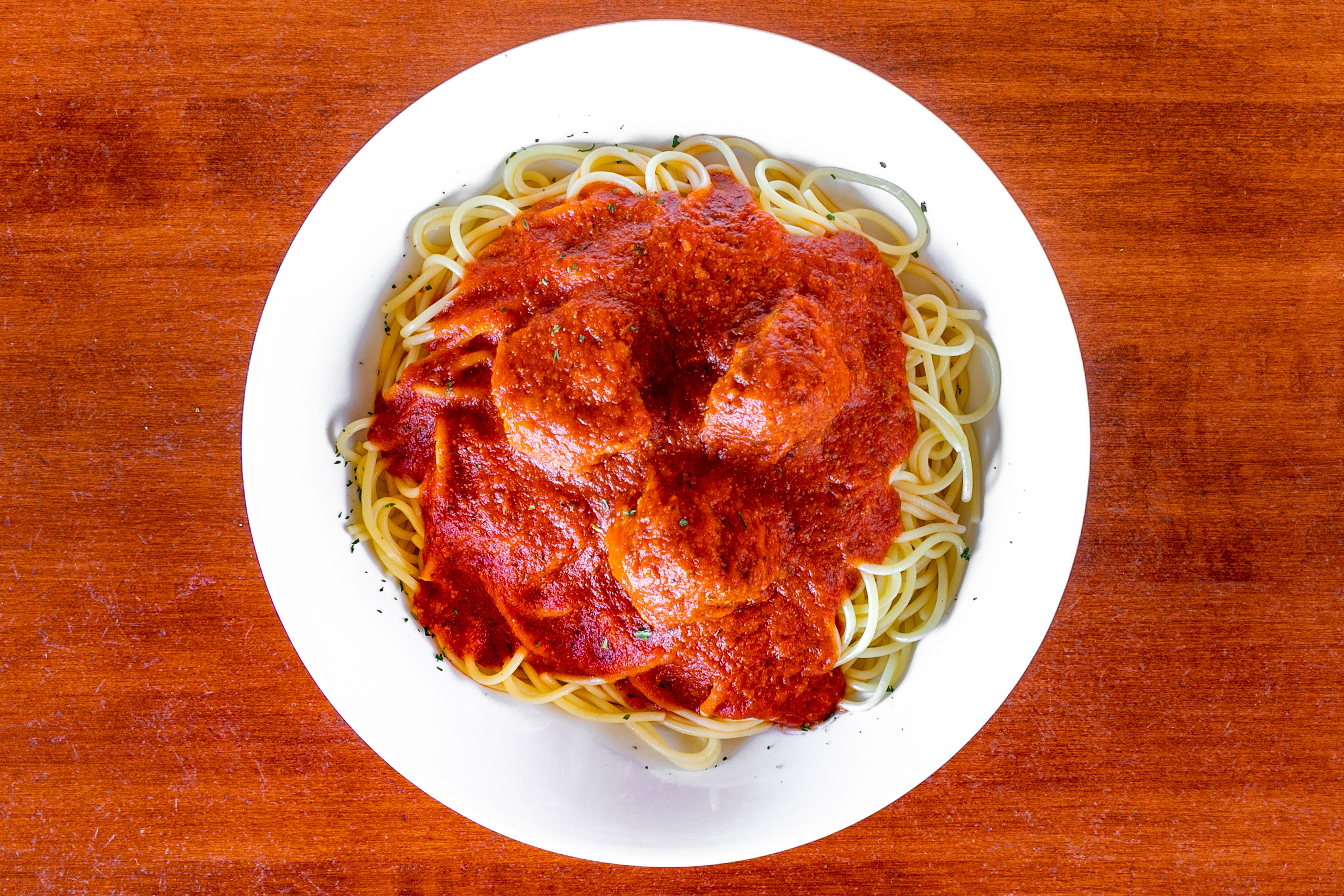 Order Spaghetti Meatballs - Pasta food online from Villa Vinci store, Wylie on bringmethat.com
