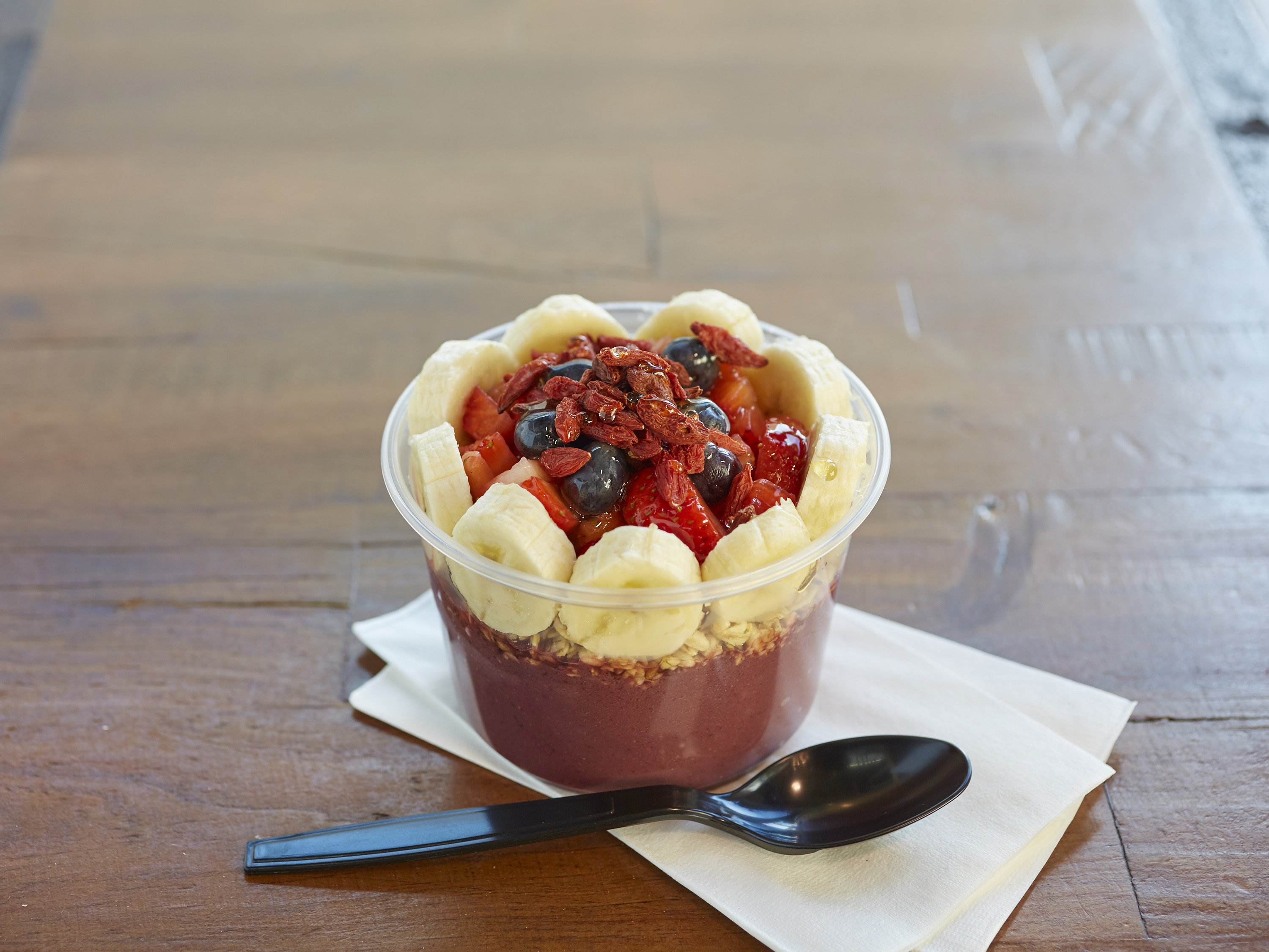 Order Peanut Butter Berry Acai Bowl food online from The Blend Superfood Bar store, Oxnard on bringmethat.com