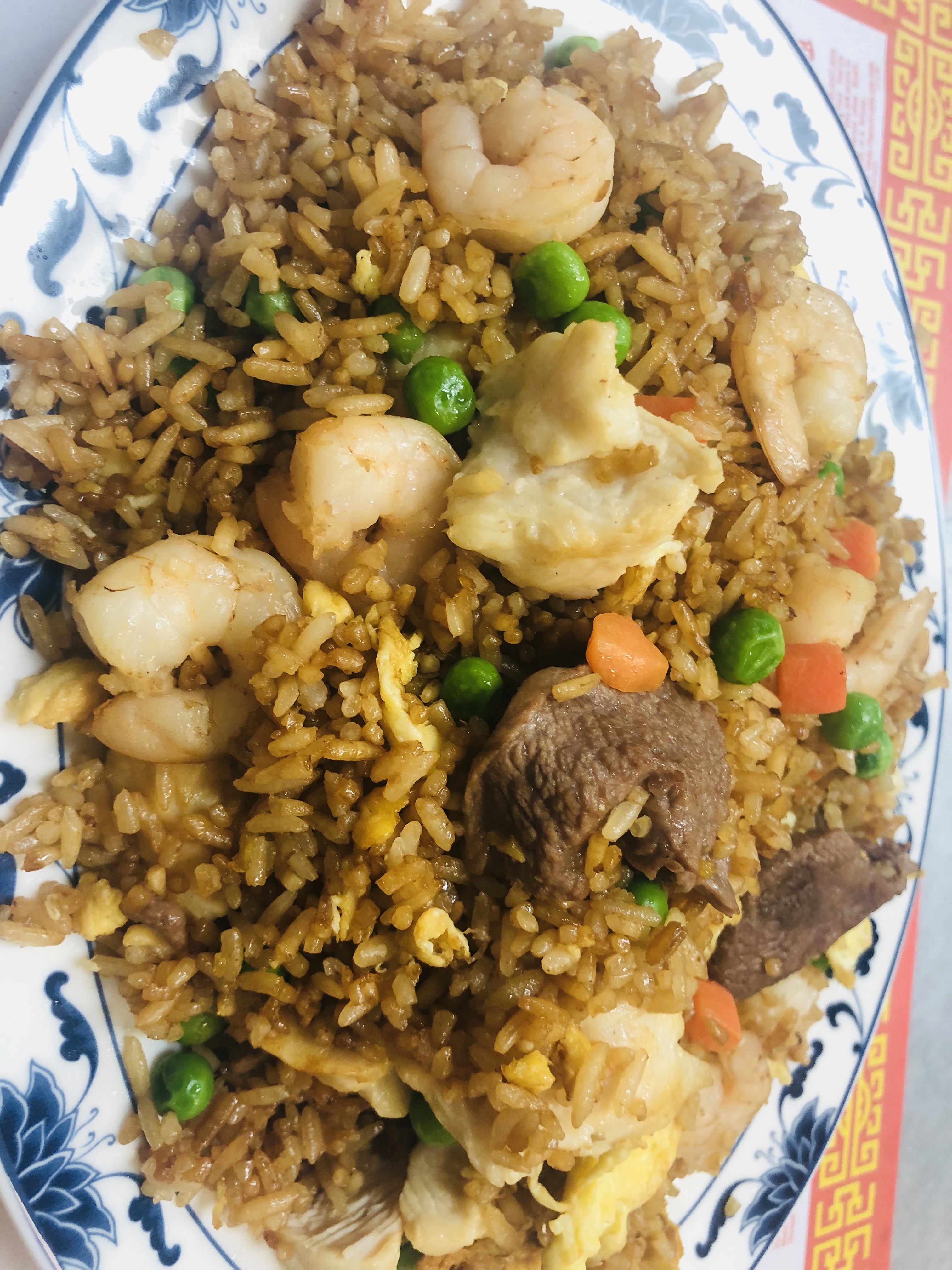 Order F6. Combo Fried Rice food online from Sam Cafe store, Houston on bringmethat.com