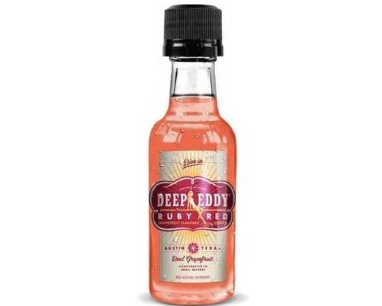 Order Deep Eddy Ruby Red, 50mL vodka (35.0% ABV) food online from Cold Spring Liquor store, Liberty Hill on bringmethat.com