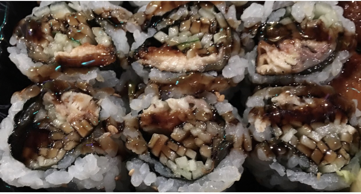 Order Salmon Skin Roll food online from Akimoto sushi store, New York on bringmethat.com