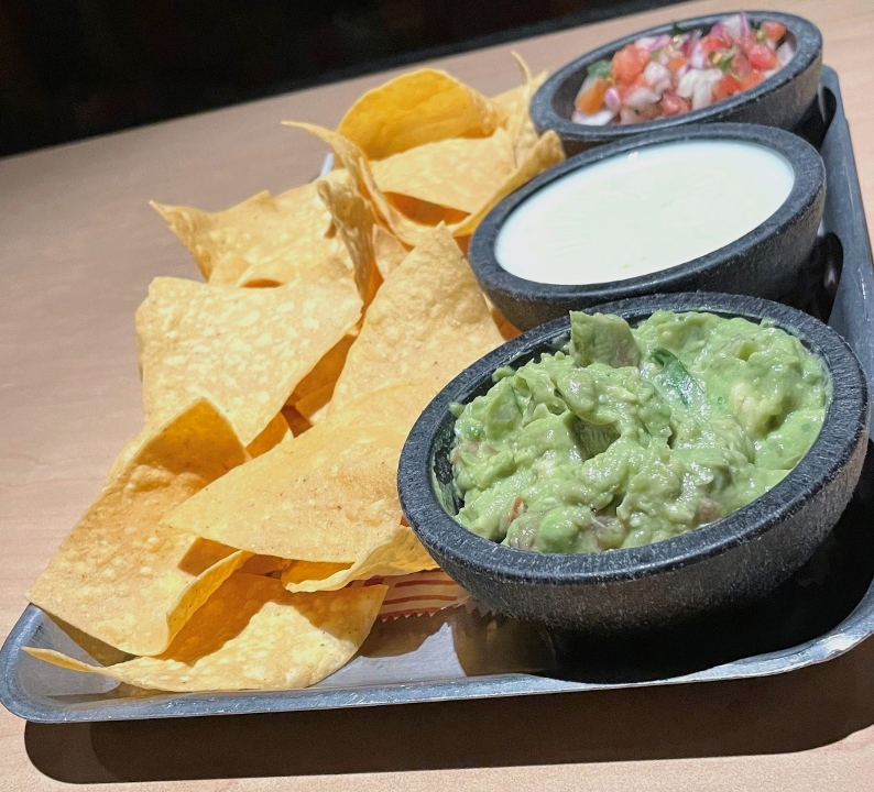 Order Dip Sampler food online from Totopo Mexican Kitchen And Bar store, Pittsburgh on bringmethat.com