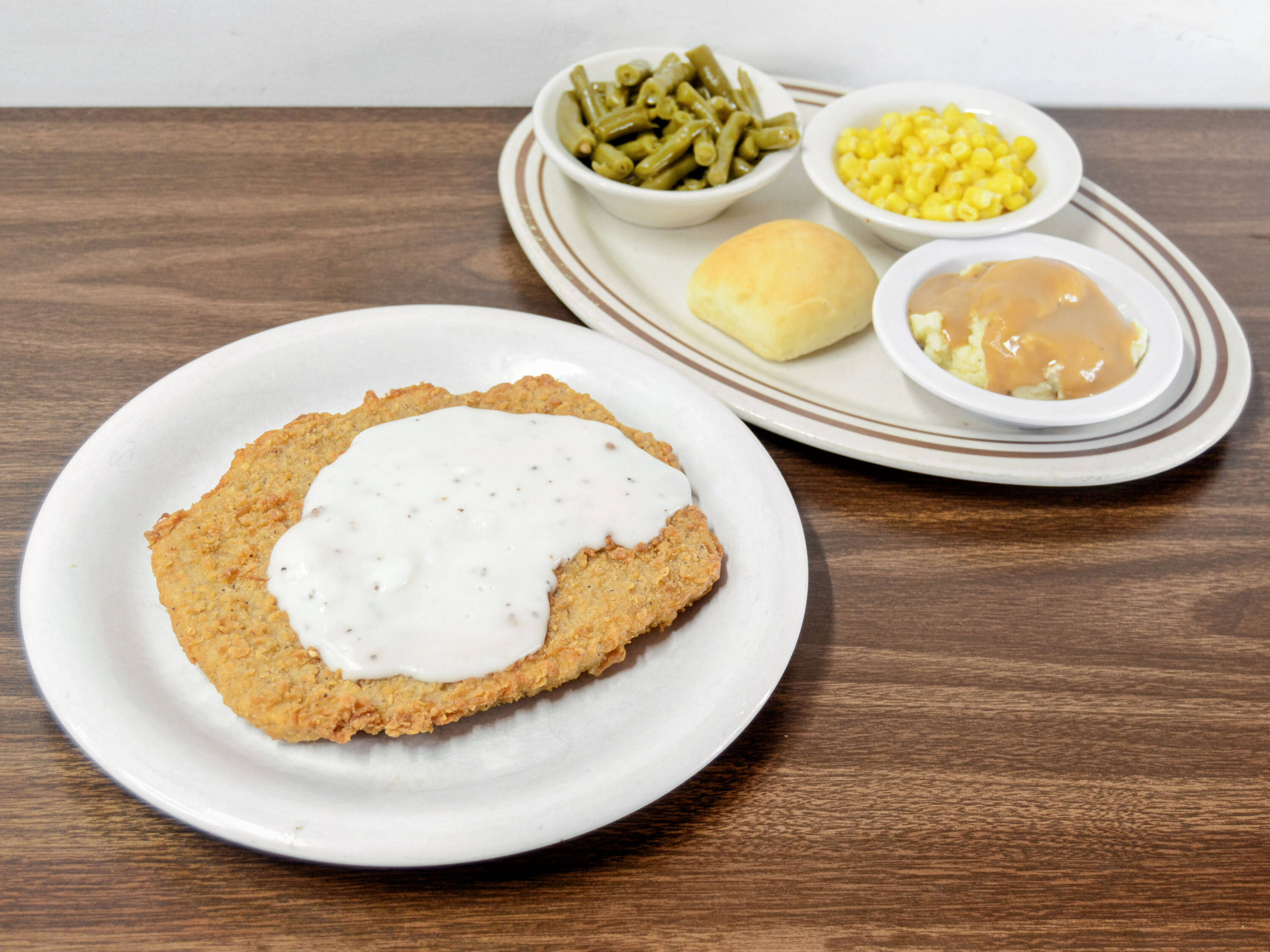 Order 11 oz. County Fried Steak food online from Lisa 5th Street Diner store, Bowling Green on bringmethat.com