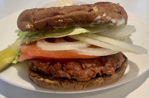 Order Beyond Meat Cheese Burger food online from Cafe 50's (west la) store, Los Angeles on bringmethat.com