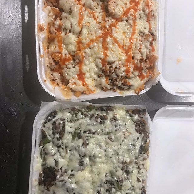 Order Buffalo fries with chicken food online from Pizzero Grill store, Lemon Grove on bringmethat.com