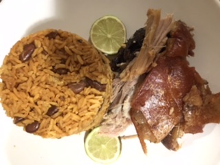 Order Pernil Lunch food online from Dominicana Pollo Sabroso store, Bronx on bringmethat.com