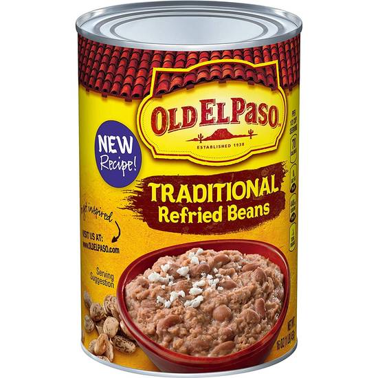 Order Old El Paso Traditional Refried Beans food online from Deerings Market store, Traverse City on bringmethat.com