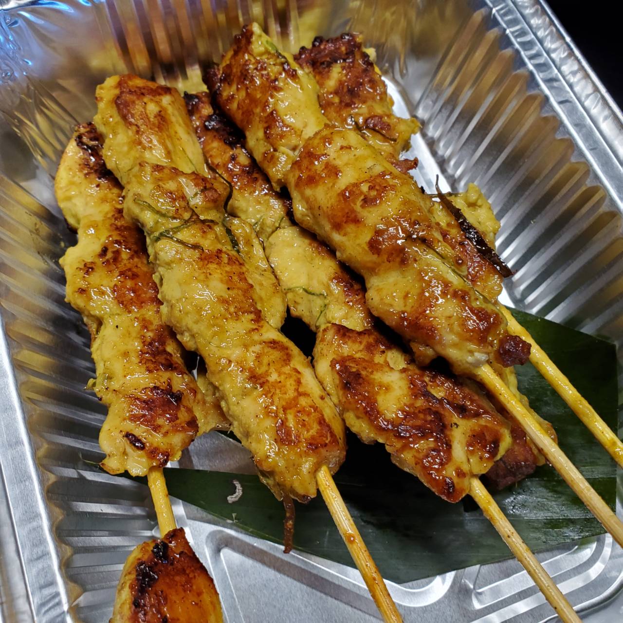 Order Chicken Satay food online from Orchid Thai Restaurant & Bar store, Falmouth on bringmethat.com