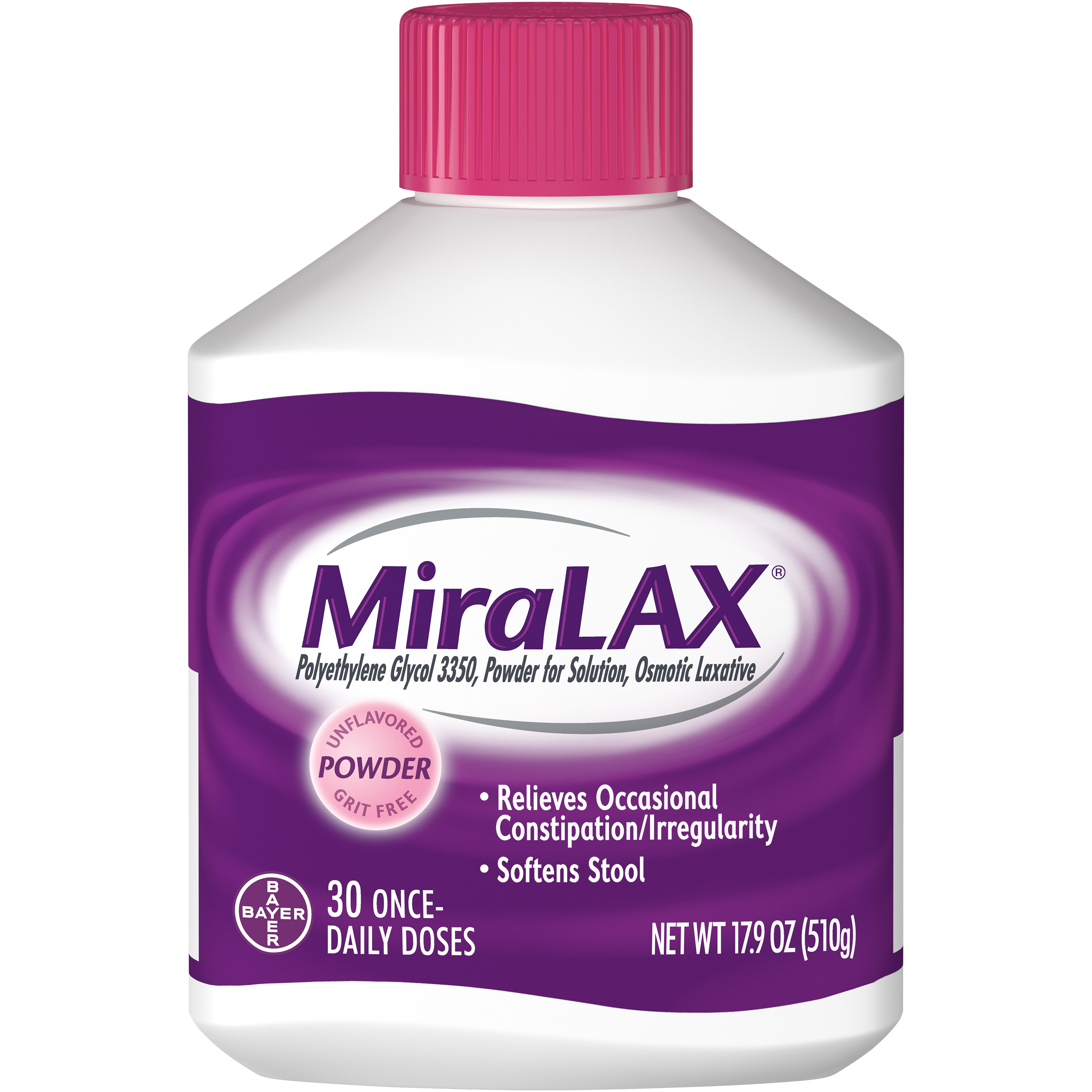 Order MiraLAX Unflavored Powder Laxative - 17.9 oz food online from Bartell store, Edmonds on bringmethat.com