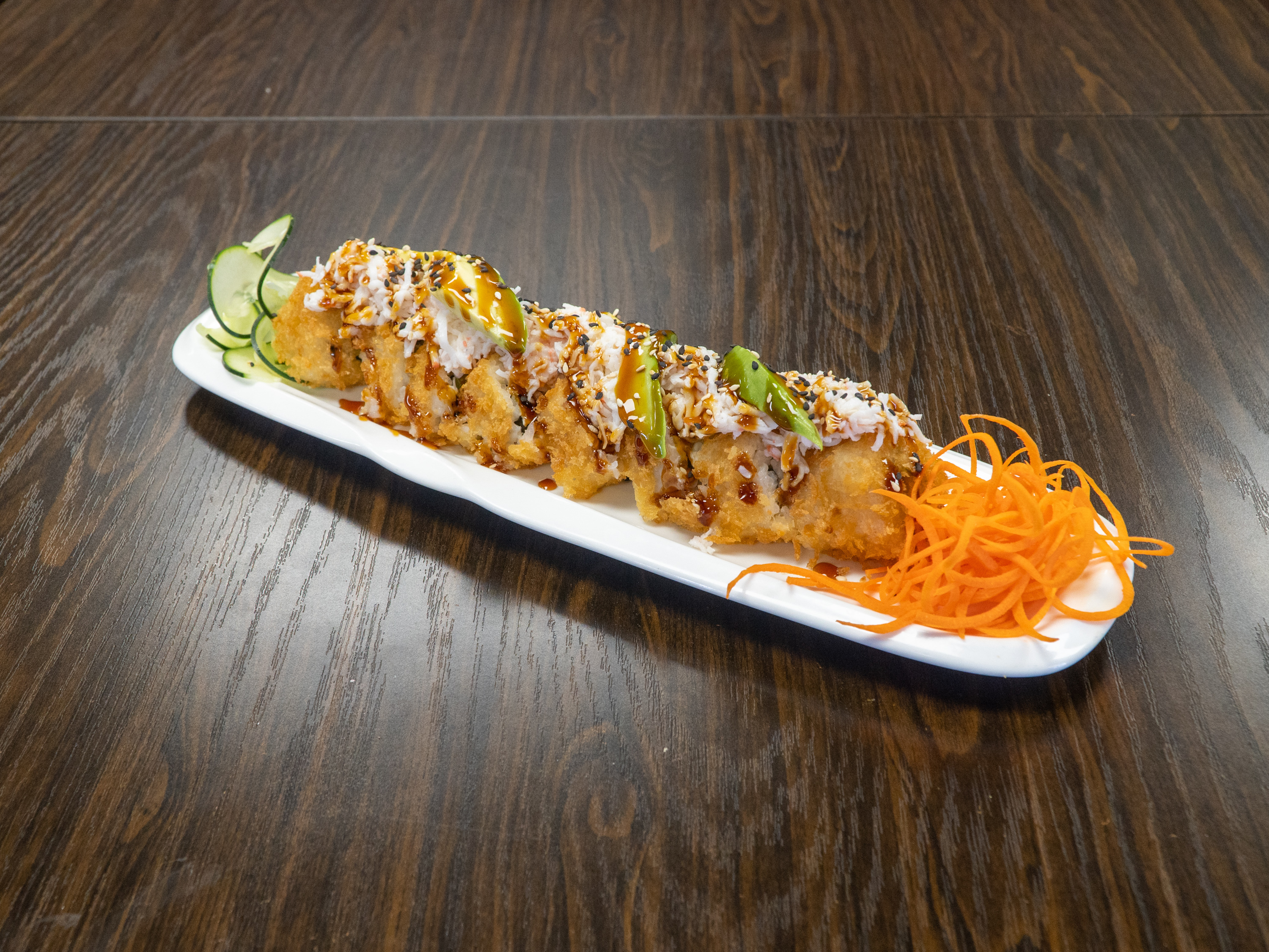 Order Guamuchilito Roll food online from Emporio Sushi & Mariscos store, Downey on bringmethat.com