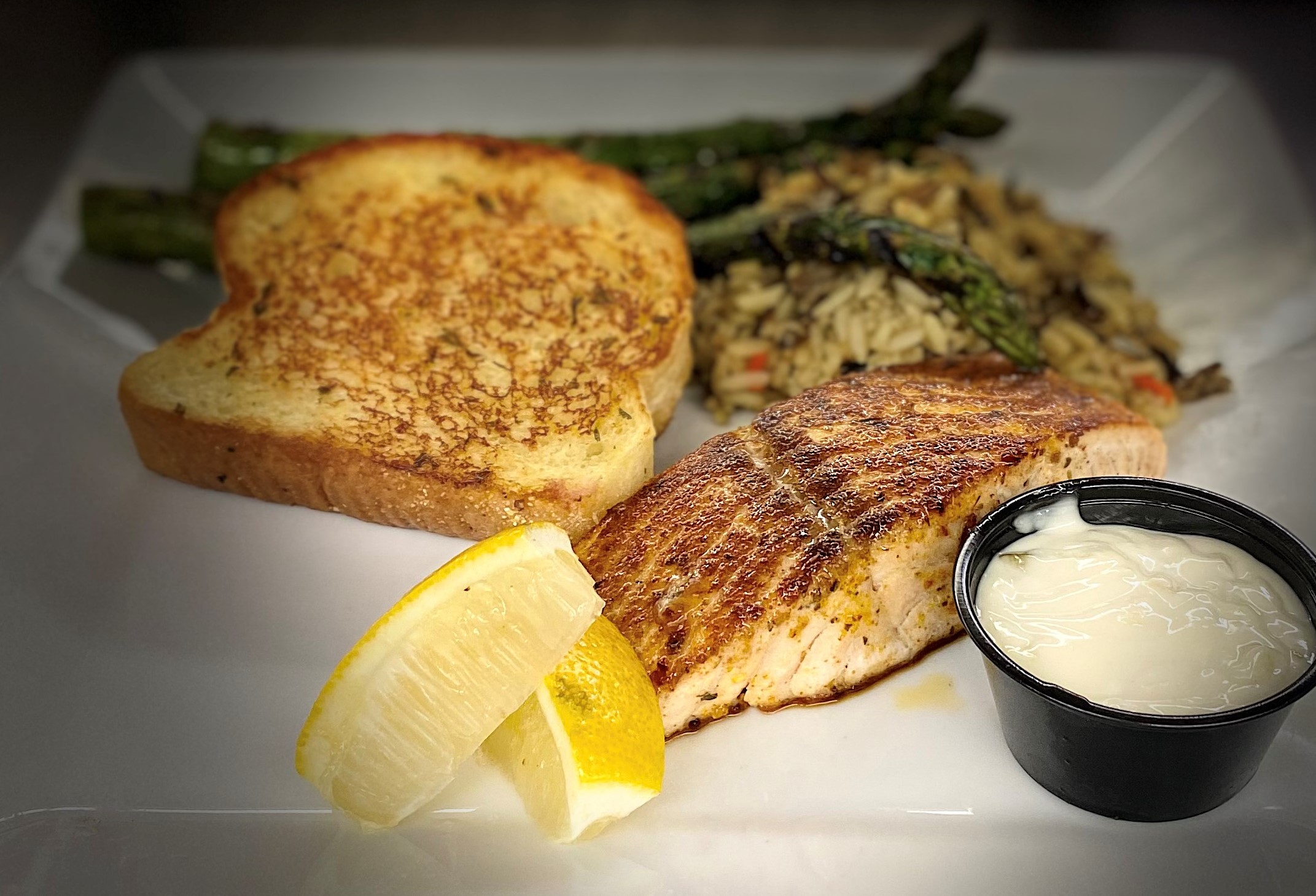 Order Blackened Salmon food online from Verde Lounge store, Sioux Falls on bringmethat.com