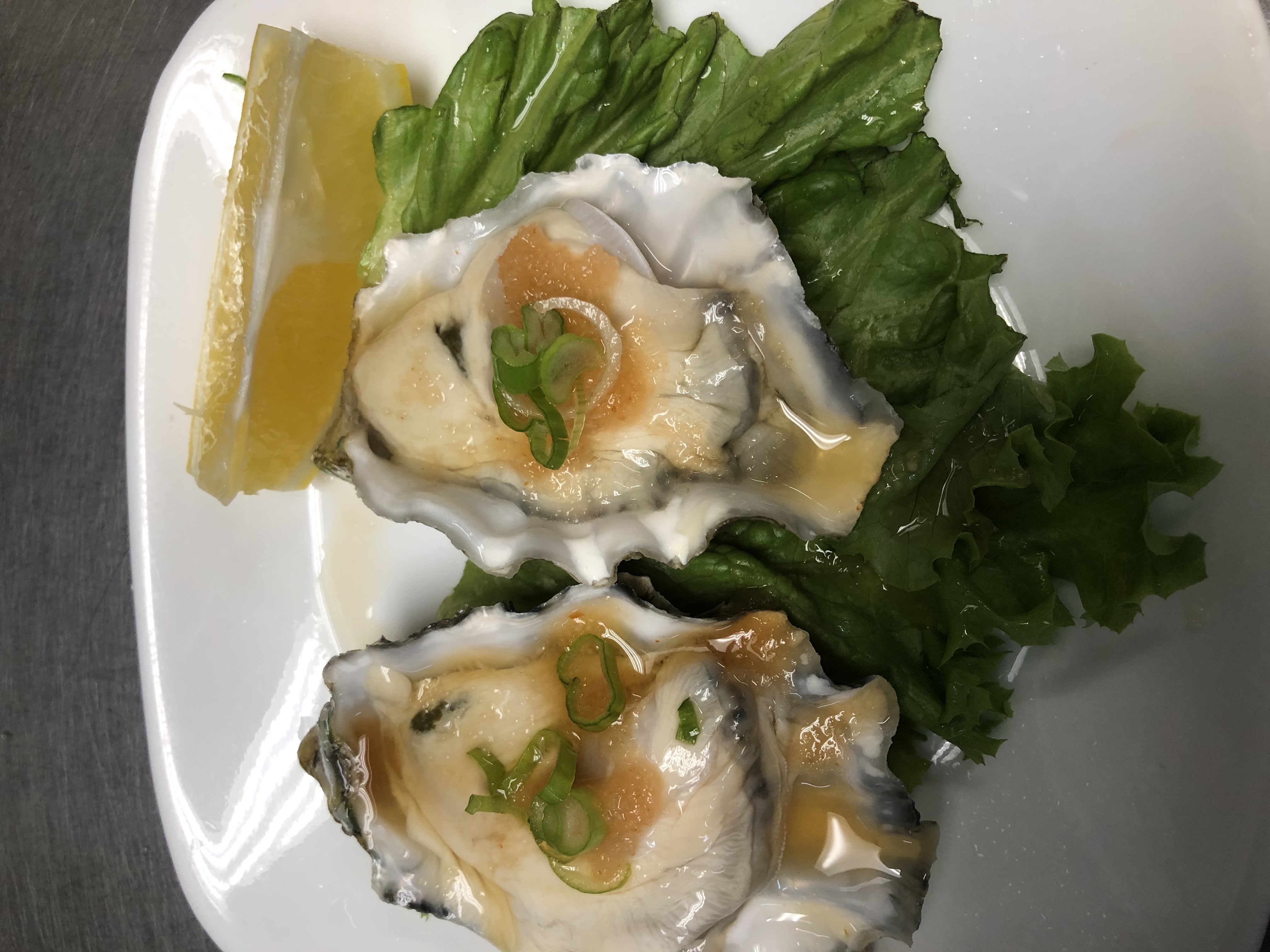 Order 14. Fresh Oysters food online from 8 Sushi store, Pacifica on bringmethat.com