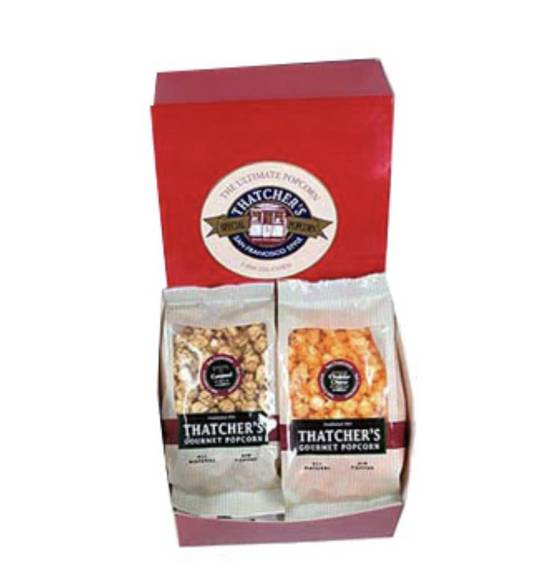 Order Small Gift Box food online from Thatcher's Special Popcorn store, San Francisco on bringmethat.com