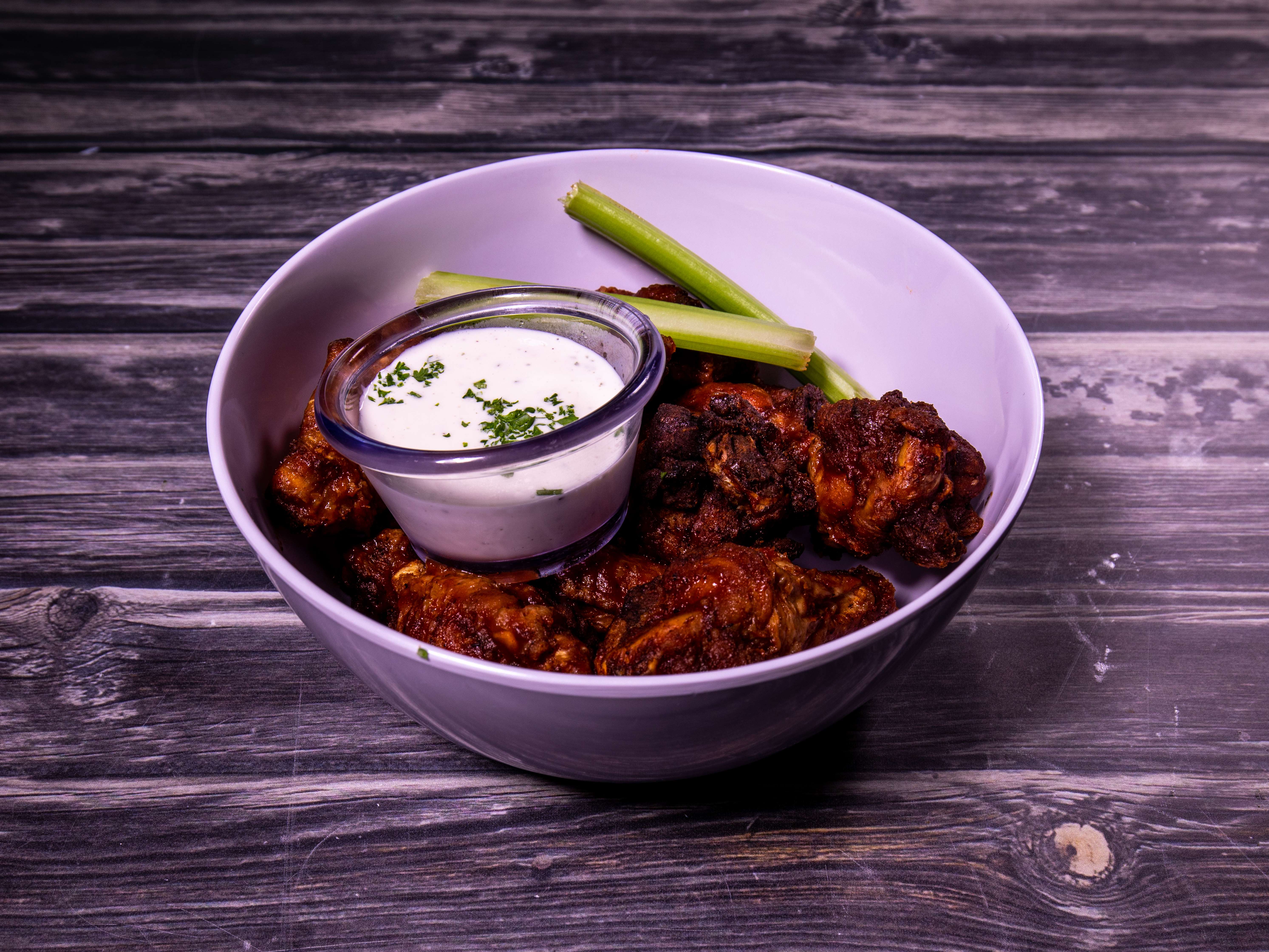 Order 12 Bone-in Wings food online from Timeout #1 store, Houston on bringmethat.com