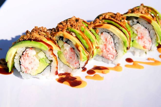 Order Evergreen Roll food online from Awi Sushi store, Colorado Springs on bringmethat.com